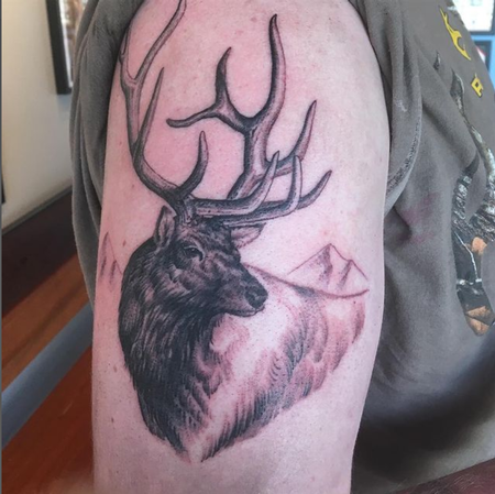 Tattoos - Bryan Van Sant Deer - 143835